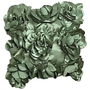 Elegante Bordados Poliéster fronha decorativa Sólidos