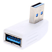USB 3.0 90-Grad nach rechts Adapter (weiß)