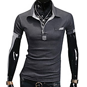 Uomo Lapel Polo manica corta T-Shirt