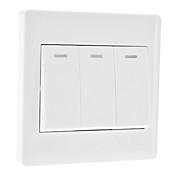 3 Rocker Switches Socket (10A 250V)