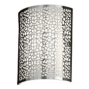 40W mur artistique clair avec Creux-dehors sculpté métal ombre demi-cylindre