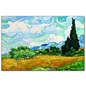 Campo de trigo con cipreses, c.1889 de Vincent Van Gogh Art Famous Imprimir