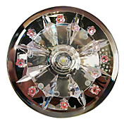 1W Modern Led Flush Mount DYC019 in Floral Crystal Design for Porch/Corridor/Aisle