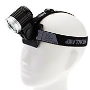 LetterFire LF30 4-Mode 3xCREE XML-T6 + R5 LED Scheinwerfer (2400LM 4x18650 Schwarz)