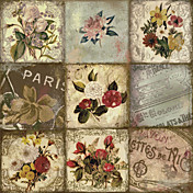 Printed Art Botanical He Gave Me Flowers II by Color Bakery