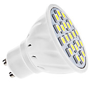 GU10 3.5W 21x5050SMD 180-210LM 6000-6500K Natural White Light LED Spot Bulb (110/220V)