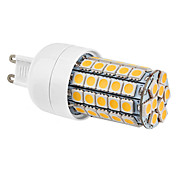 G9 6W 59x5050SMD 540lm 2800-3500K Warm White Light LED Corn Birne (220-240V)