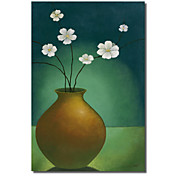 Gedruckt Segeltuch-Kunst Charming Floral durch Pablo Esteban mit gestreckten Rahmen