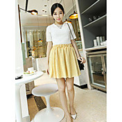Women's Cotton Baroque Texture Skirt