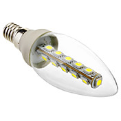 E14 2.5W 145-180LM 16x5050SMD 6000-6500K Luz Branca Lâmpada LED Vela (220-250V)