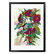 Framed Art Print Floral Changeling by Mindy Sommers