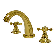 Luxury Widespread Bathroom Sink Faucet - Ti-PVD Finish