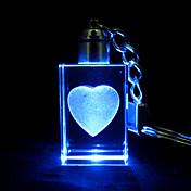 Iluminado Crystal Llavero