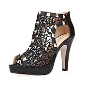 Sexy Gauze Stiletto Heel Sandals With Rivet Party/Evening Shoes(More Colors)