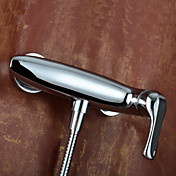 Zeitgenössische Chrome Finish Centerset Dusche Wasserhahn