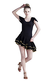viscosa dancewear con volantes vestido de baile latino para damas