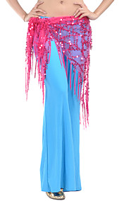 Dancewear Polyester With Sequined Belly Dance Hip Scarf/Belt for Ladies