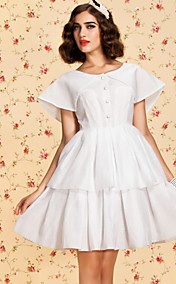 ts robe vintage balançoire à deux vitesses