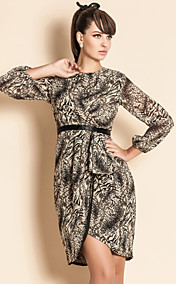 ts flæse design leopard print kjole