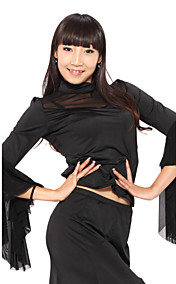 Ballroom Dancewear Viscose en Tulle Modern Dance Tops voor dames meer kleuren