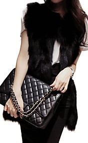 Delicate Sleeveless Collarless Faux Fur Casual/Party Vest (More Colors)
