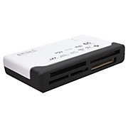  tout-en-1 lecteur de carte mini-USB 2.0 (blanc)