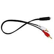  3.5mm Audio Jack (Female) to RCA Audio Converter (30cm)