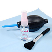  must-have kit de nettoyage pour appareil photo numérique (soufflerie d'air / tissu / pinceau / aérosols)