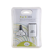  USB Rechargable Battery Pack (4000mAh) for XBox 360 Controller