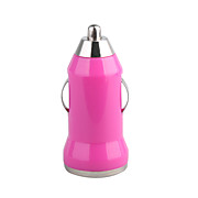  700mA Car Cigarette Powered USB Adapter/Charger (DC 12V/24V)-Rose