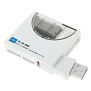  46-in-1 USB 2.0 haute vitesse xD / TF / MS-Pro / MS Duo / SD / MMC / lecteur de cartes SDHC