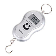  Digital Weighting Hook Scale with Neck Strap -Silver (40kg Max/10g Resolution)
