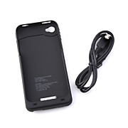  1900mAh External Rechargeable Battery Pack/Case for iPhone 4