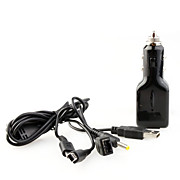  5-in-1 USB Power Car Charger for Nintendo DS Black