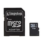  8 Go de mémoire microSDHC et carte microSD adaptateur (classe 6)