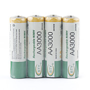  BTY 3000mAh AA Ni-MH Rechargeable Battery Set (4-pack)