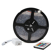  50W Waterproof 150x5050 SMD LED Colorful Light Strip with Remote Controller (5-Meter/DC 12V)