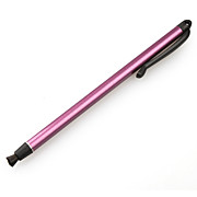  Capacitive Screen Touchscreen Stylus with Hairbrush for iPad and iPhone (Purple)