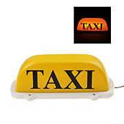  Yellow Roof Top Taxi Light / Sign 12V with Magnetic Base