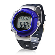  Calorie Counter Pulse Heart Rate Monitor Watch with Alarm - Blue