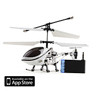  3 Channel I-Helicopter 777-170 with Gyro Controlled by iPhone/iPad/iPod iTouch (White)