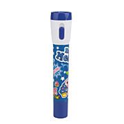 Cute Cartoon 2 in 1 Ball Pen and LED Flashlight(Deep Blue)
