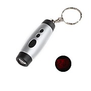  Mini LCD Flashlight-Style Digital Projection Keychain Clock