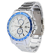  Steel Band Quartz Wrist Watch For Men