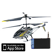  3 Channel i-Helicopter 888-107 with Gyro Controlled by iPhone/iPad/iPod iTouch (Silver)