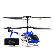  3 Channel helicopter with Gyro i-helicopter i321 Controlled by iPhone/iPad/iPod iTouch (Blue)