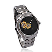  Stainless Steel Band Mechanical Wrist Watch For Men
