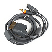  Premium VGA HD AV Cable for Xbox 360 (160CM-Length)