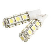  2 x 12V Car LED Lights - T10-12 (White light)