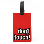  Travel  Luggage Tag - Don't Touch! (Red)
